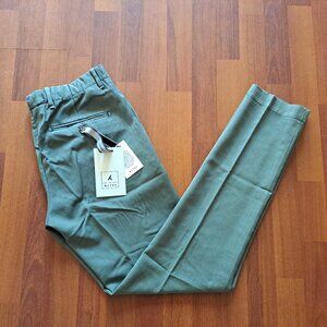 NEW Myths Men's Italian 100% Virgin Wool Khaki Green Size IT 48 / US 34